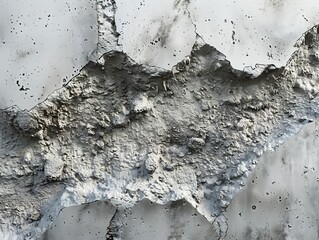 Canvas Print - Cracked Concrete Wall Texture: Abstract Urban Background