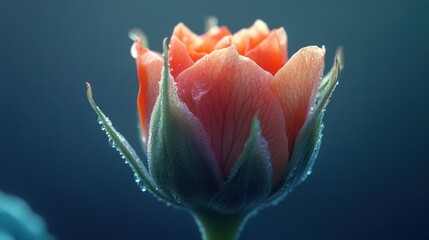 Canvas Print - Delicate Rose Bud