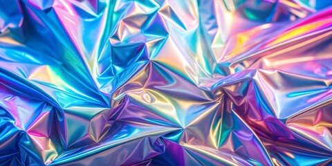 Sticker - hologram foil foil abstract background.