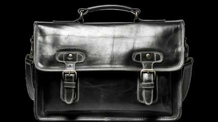 Black Leather Briefcase