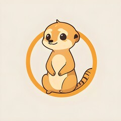 Wall Mural - Cute Meerkat Illustration