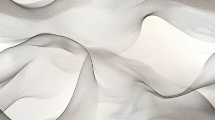 Wall Mural - A design of lines on a white backdrop