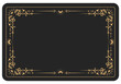 © gomixer - Mystic ornamental frame border, tarot cards style frame, esoteric banner with magic pattern, vector