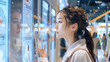 © AlexanderD - Shoppers using AI-powered kiosks for personalized service