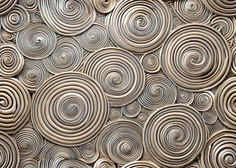 Wall Mural - seamless pattern with circles