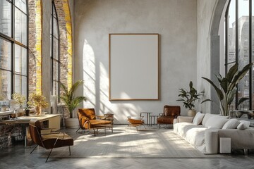 Canvas Print - Modern Loft Interior Design