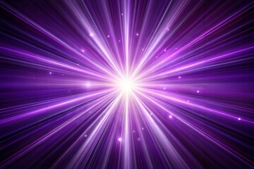 Wall Mural - Abstract purple light burst background