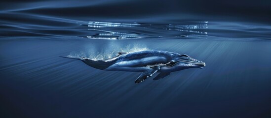 Wall Mural - Bryde S Whale In The Sea