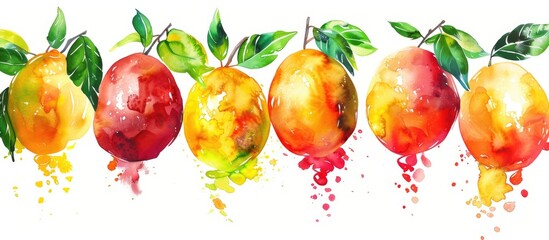 Wall Mural - Fruit Mango Healthy Colorful