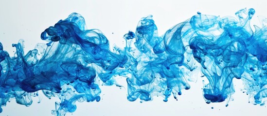 Poster - Blue Ink Dissolved In Water