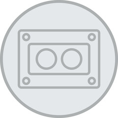 Poster - Cassettee Vector Icon Design