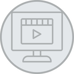 Sticker - Tv Vector Icon Design