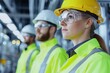 © AucArtStudio - Diverse team of engineers working on clean energy technologies, focus on innovation and green energy development, decarbonizing economy, innovation