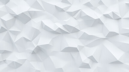 Wall Mural - abstract white polygonal surface, illustration with geometric shapes, creating modern minimalistic t