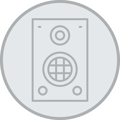 Canvas Print - Speaker Icon Design