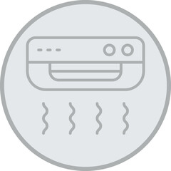 Sticker - Air Conditioning Icon Design