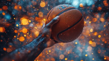 Sticker - Basketball in Rain