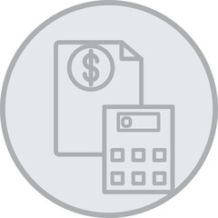 Sticker - Accounting Icon Design