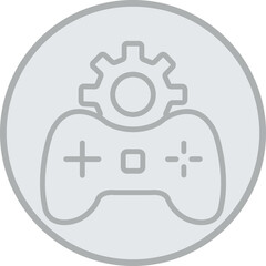 Canvas Print - Game Developer Icon Design