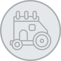 Sticker - Caravan Icon Design