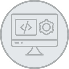 Canvas Print - Software Engineering Icon Design