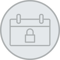 Sticker - Password Icon Design