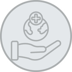 Sticker - Global Aid Icon Design