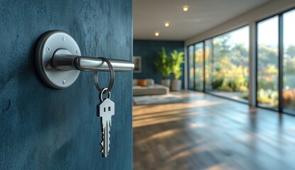 Poster - House Key and Interior View