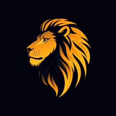 Poster - Lion Logo Design.