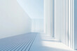 © fei - 3D rendering white space architecture minimalist background