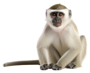 PNG Vervet monkey wildlife animal mammal.