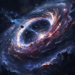 Wall Mural - Cosmic swirl in space