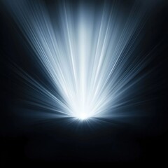 Poster - Bright light bursts from dark