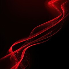 Wall Mural - Abstract red light trails