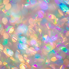 Sticker - Iridescent glitter bokeh