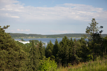 Sticker - Russia Karelia Valaam Island on a sunny summer day