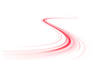 Wall Mural - red rays vector abstract background png. light lines road png futuristic green technology style. abs