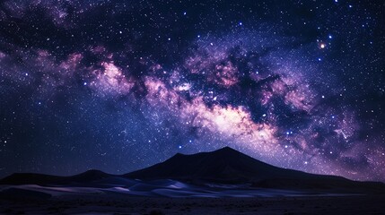 Wall Mural - night in the mountains