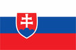 © Azizah - Slovakia official flag vector with standard size and proportion. National flag emblem with accurate size and colors.