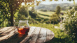 © Pters - Countryside Terrace with Iced Tea and Hills View