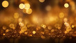 © darkredmon - Blur bookeh gold lights or flashes on a brown color background