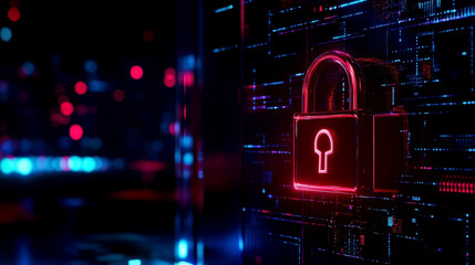 Data Protection Day. Computer and padlock shield element. Secure internet connection. Cybersecurity and privacy concepts to protect data. Safe information exchange and data storage concept
