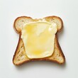 © Vlad - Toast With Butter. Top View of Melting Butter on Toasted White Bread Slice