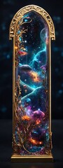 Wall Mural - A shimmering mystical bookmark