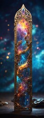 Wall Mural - A shimmering mystical bookmark