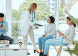 © KayExam/peopleimages.com - Women, doctor and smile for patient with form for clinical study, research and participation rules. People, medical professional and happy with file or folder with details and agreement at clinic