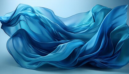 Poster - abstract blue background