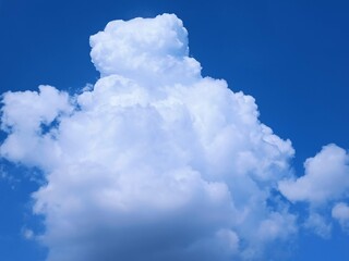 blue sky with white clouds