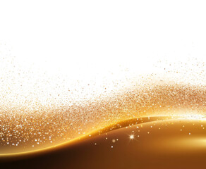 Canvas Print - png vector golden background texture sparkle glitter.