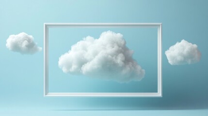 Poster - Clouds in a Frame